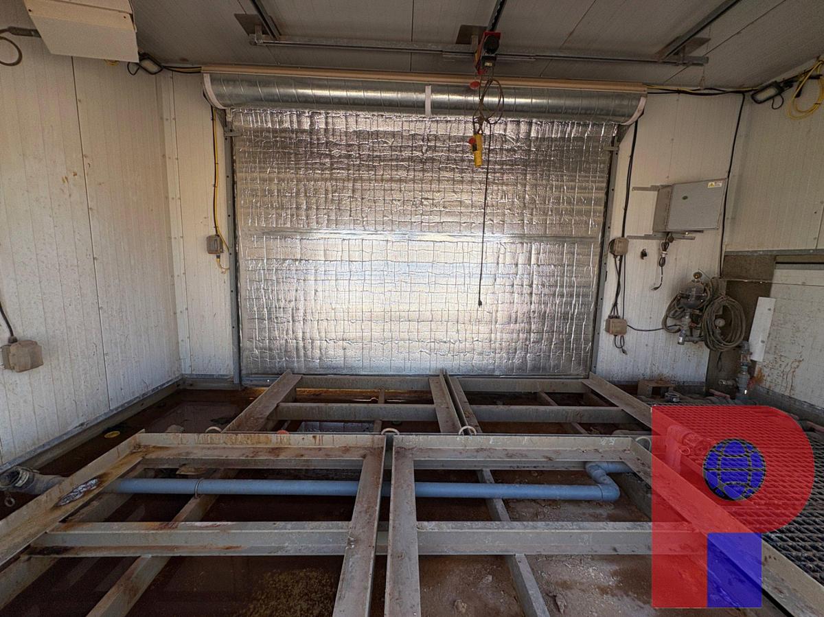 Used 16’L X 8’4”W X 9’8”H 2-DOOR CHEM SHED