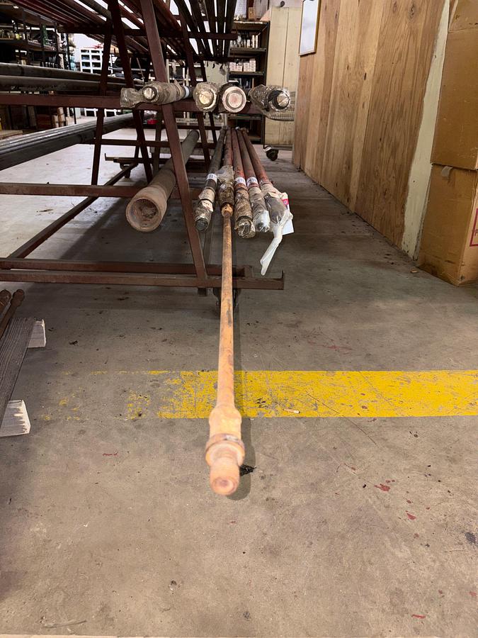 Used 2” x 1-1/2” x 10’ 25WD flexrite, HVR, CS parts 2-stage w/ 4’ pony rod