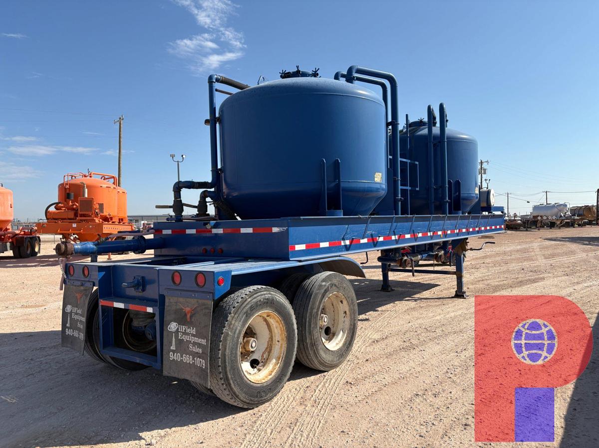 Used 2012 WADSWORTH 34’ X 8’ 660 2-POD T/A DRY BULK TANK TRAILER