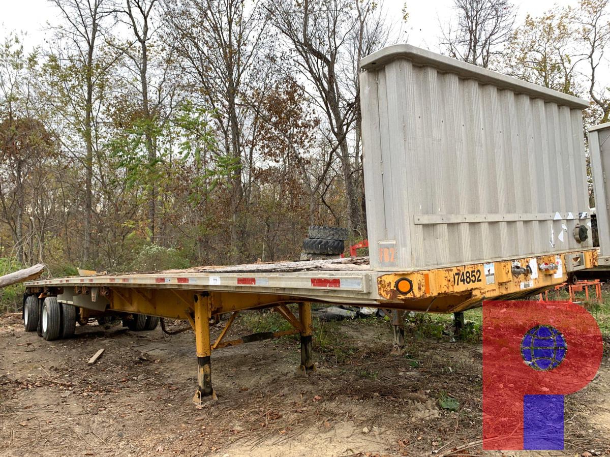 Used 2006 48’ X 96” FONTAINE FLAT DECK TRAILER