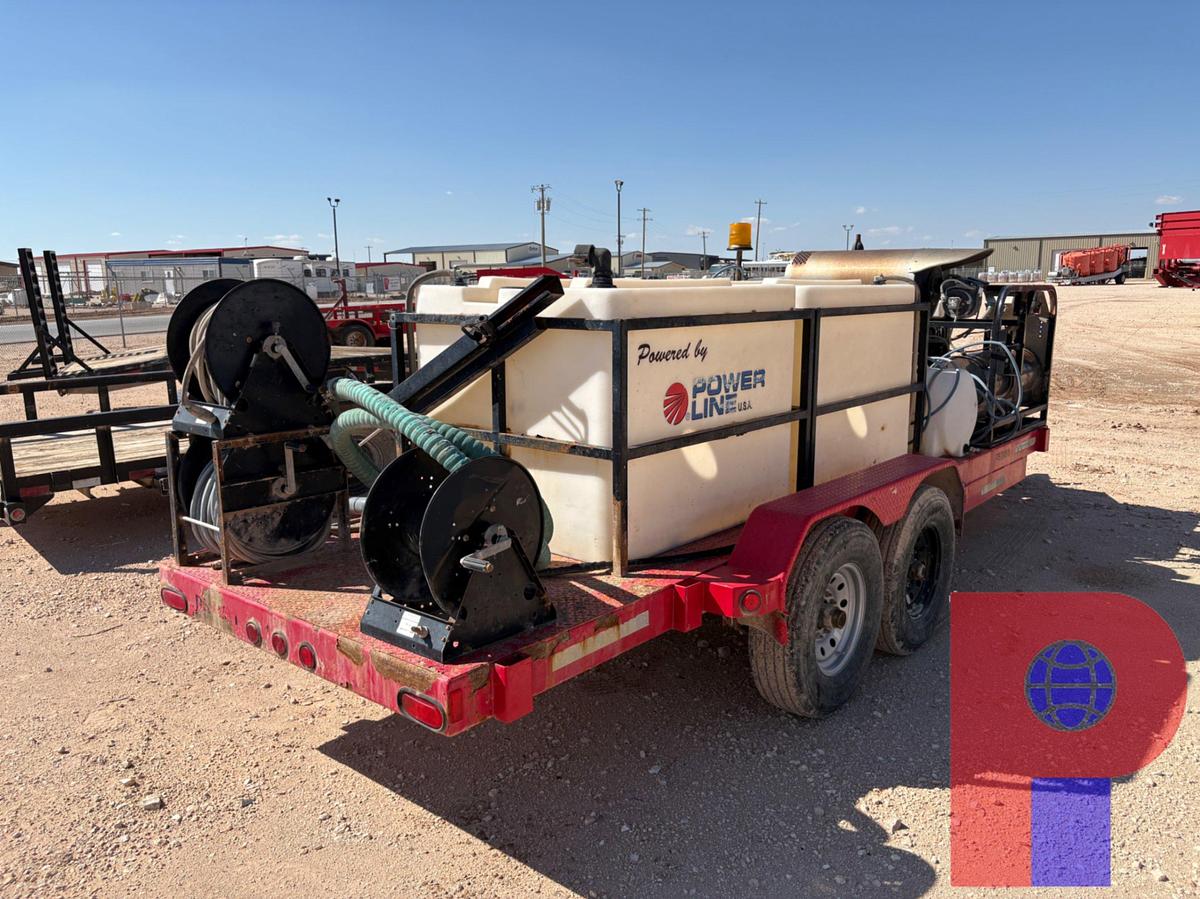 Used 2019 METAL CRAFT 18’ X 5’ T/A BUMPER PULL PRESSURE WASHER TRAILER