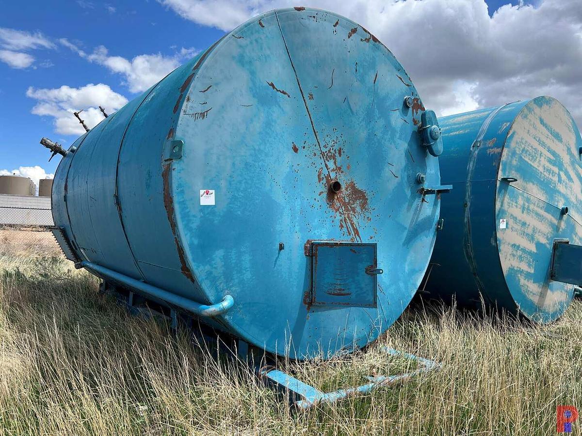 Used EATON 12’DIAMETER X 20’H 400BBL VERTICAL STORAGE TANK