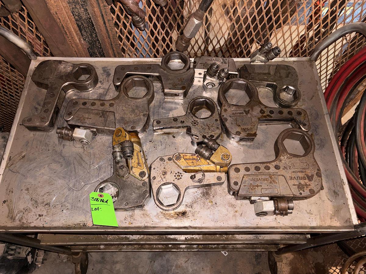 Used Set of (9) norwolf A-drive hydraulic torque wrenches