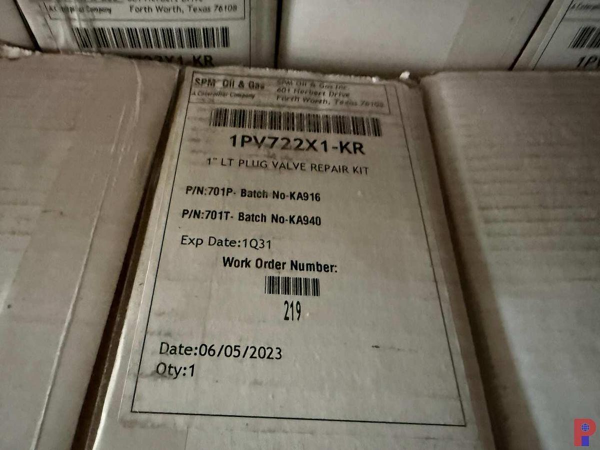 Used C2ROW5- (7) HAMMER WING NUTS, (2) BOXES RETAINER RINGS, (4) 3” KEMPER SWIVEL KITS, (18) 1”LT PL VLV REPAIR KIT, SEE DETAILS