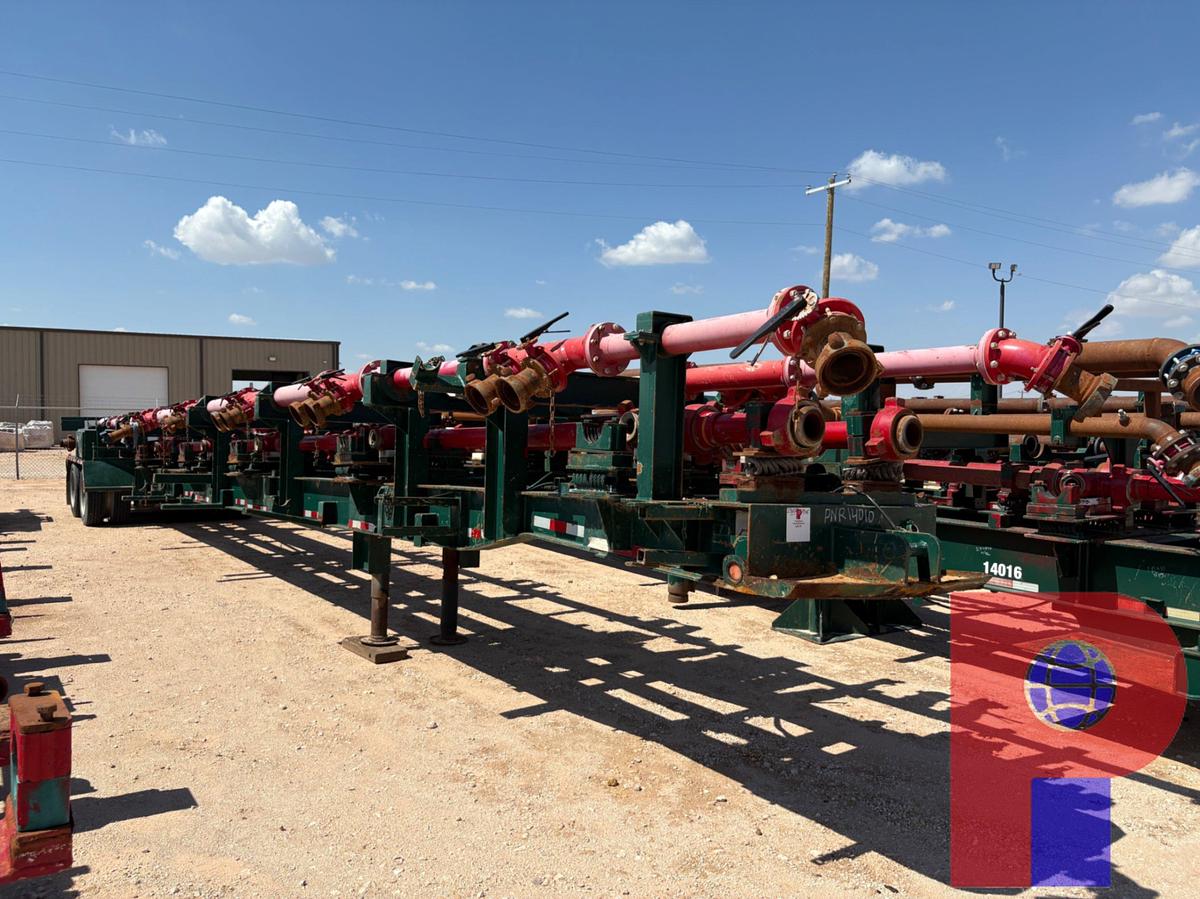 Used 2011 BO’S BETTER BUILT 54’ T/A 12-ARM FRAC MISSLE/MANIFOLD TRAILER