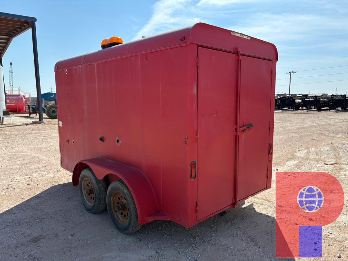 Used 2014 TITAN TRAILER MFG. 12’ X 6’ T/A BUMPER PULL ENCLOSED CARGO TRAILER