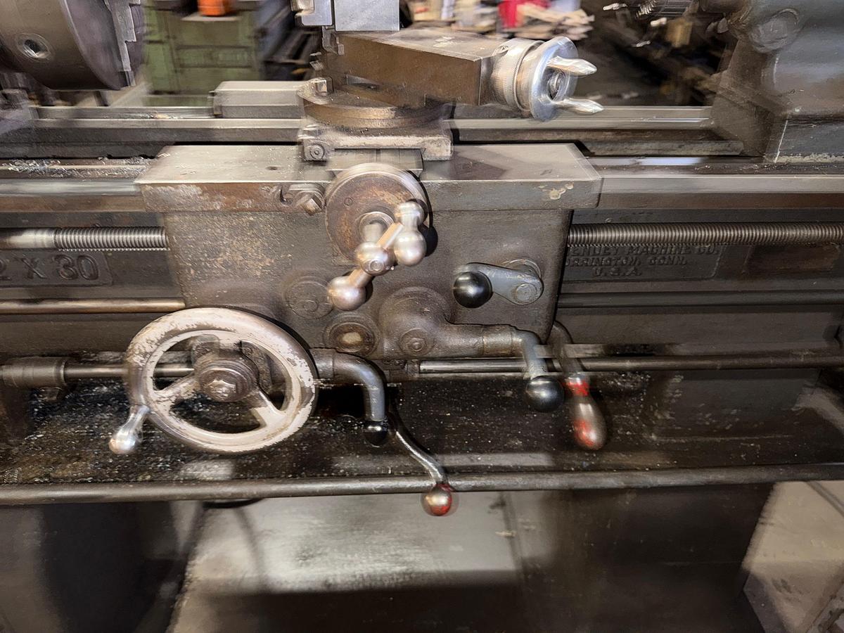 Used THE HENDEY MACHINE 48”x12” TABLE HORIZONTAL LATHE W/ SOME TOOLING