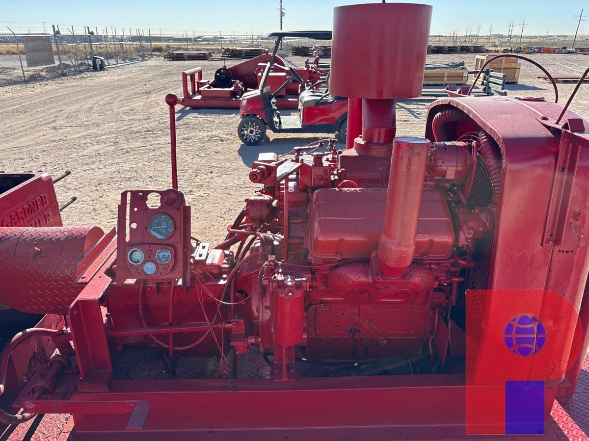 Used GARDNER DENVER 1PE-172 TRIPLEX PUMP, SKIDDED