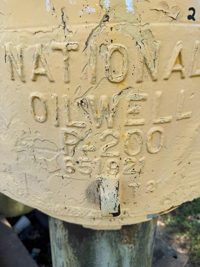 Used NATIONAL P200 200-TON 4-1/2” REG BOX ROTARY SWIVEL