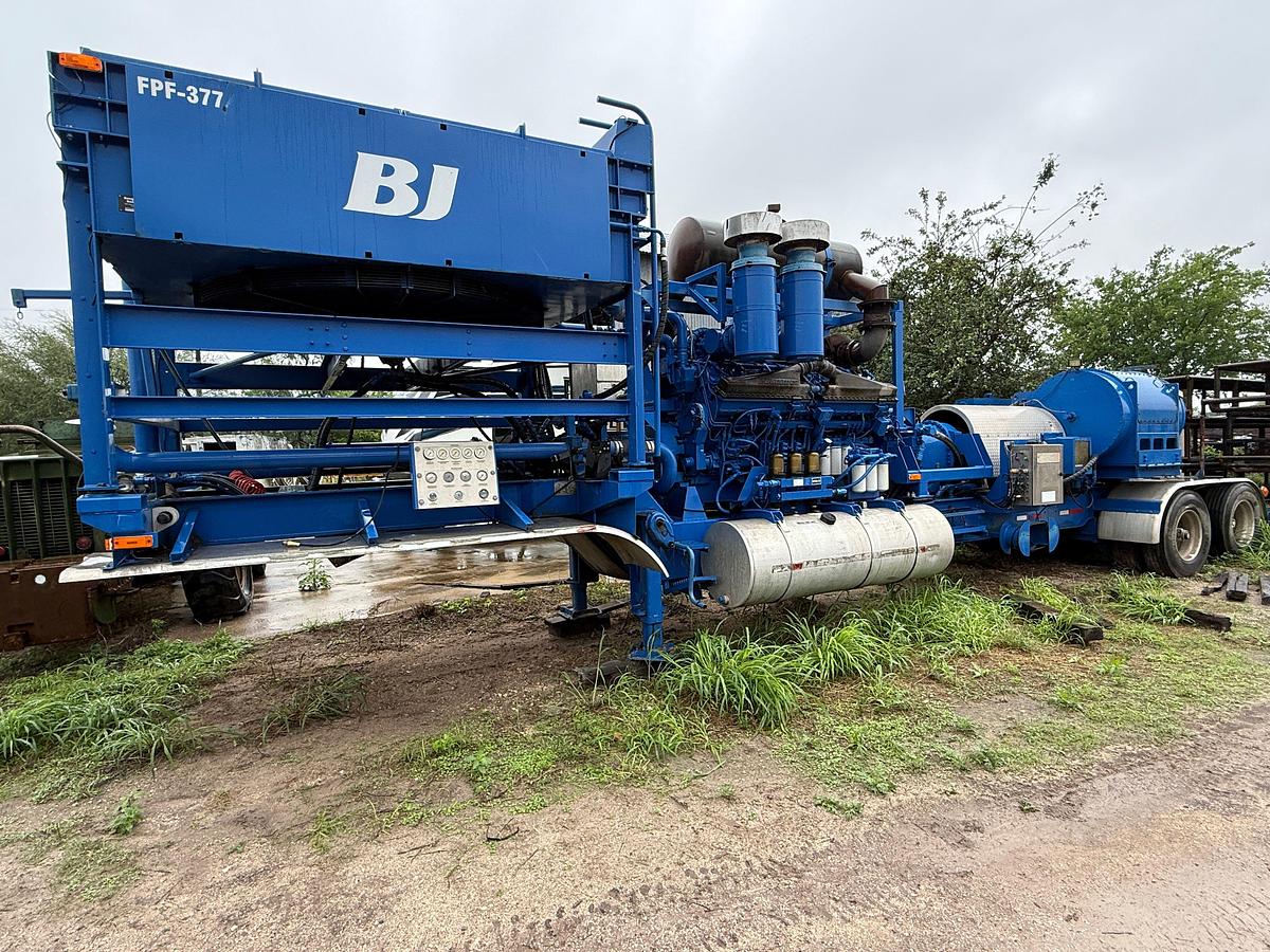 Used 2007 RHINO TC50 2250-HP TRIPLEX FRAC PUMP MTD ON T/A TRAILER