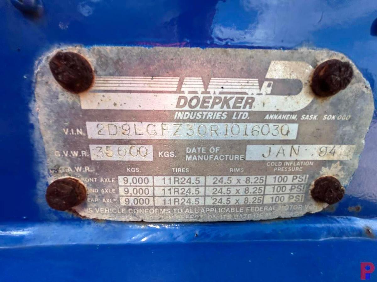 Used LEADER ENERGY COILED TUBING UNIT ON TRI AXLE TRAILER