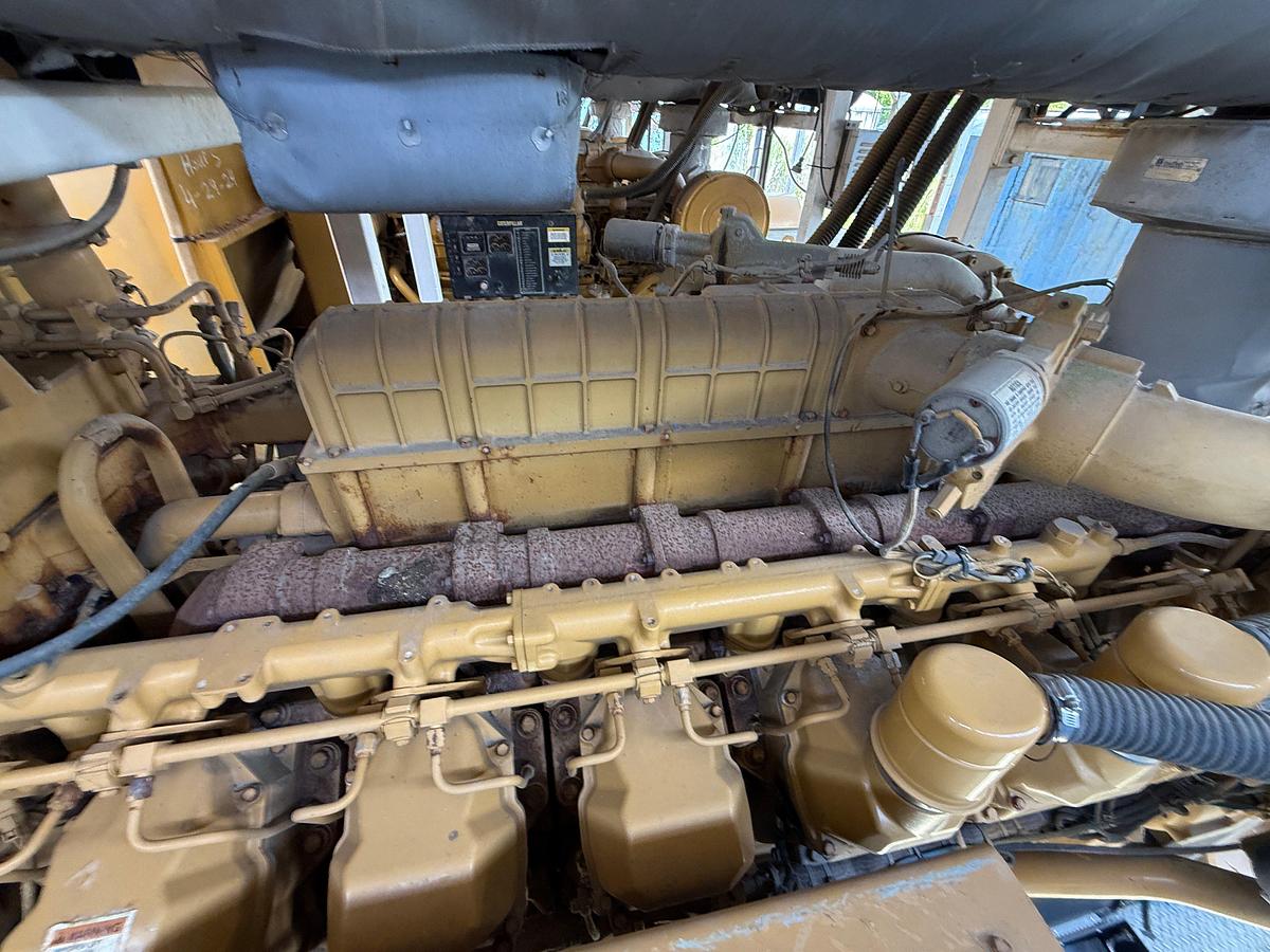 Used KATO 1204-KW DIESEL GENERATOR SET P/B CATERPILLAR 3512B 1621-HP
