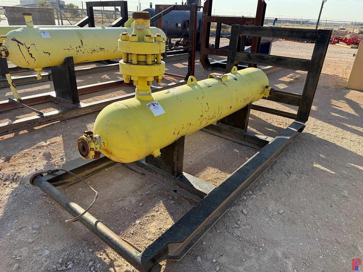 Used SKID MTD 18” X 8’ 5800PSI VERTICAL SAND SEPARATOR