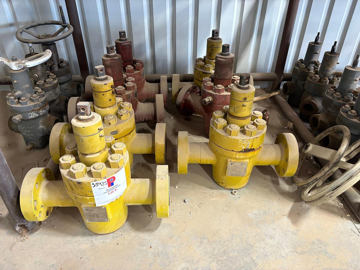 Used (7x$) (7) 2-1/16” 10K gate valves