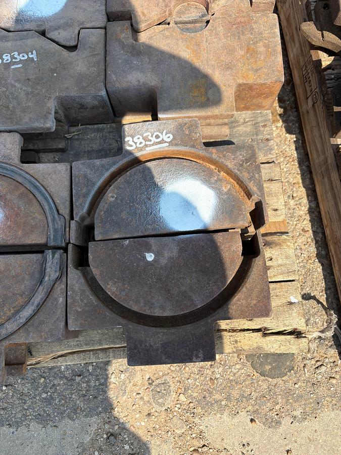 Used Set of (2) 9-1/2”W blind bop rams