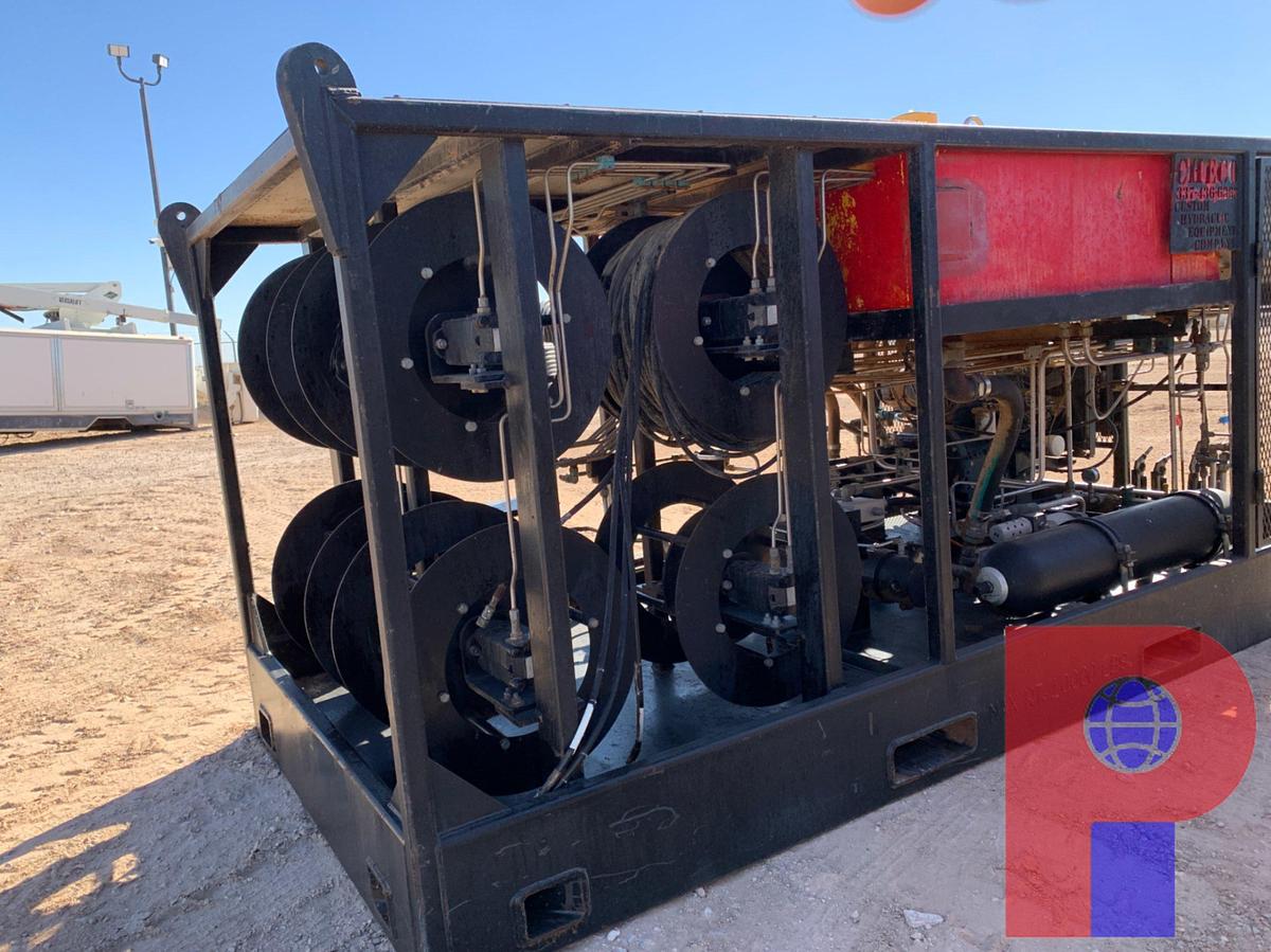 Used CHECO SKIDDED GREASE INJECTION UNIT 12’ X 7’