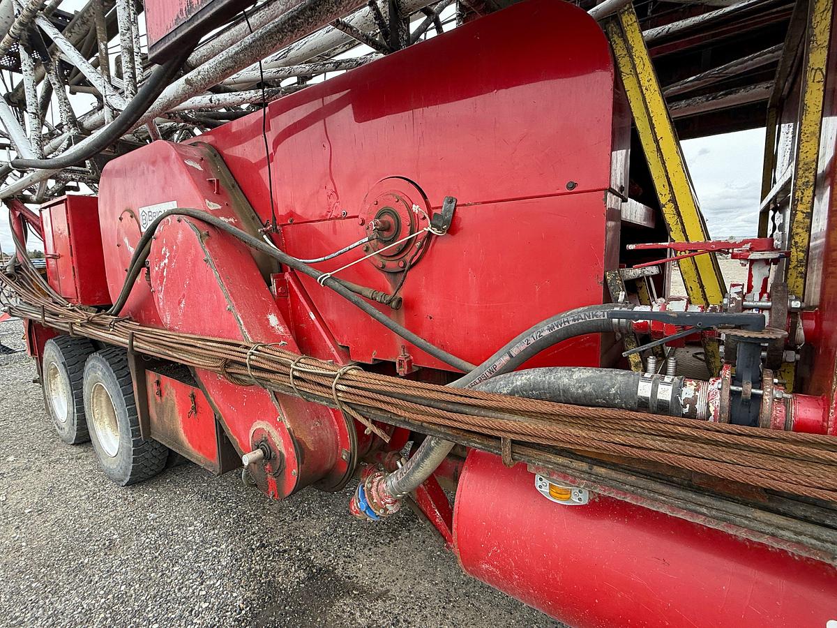 Used 1979 FRANKS EXPLORER III 1287/160 DTD-HT 96’-215K 4-AXLE WELL SERVICE WORKOVER RIG