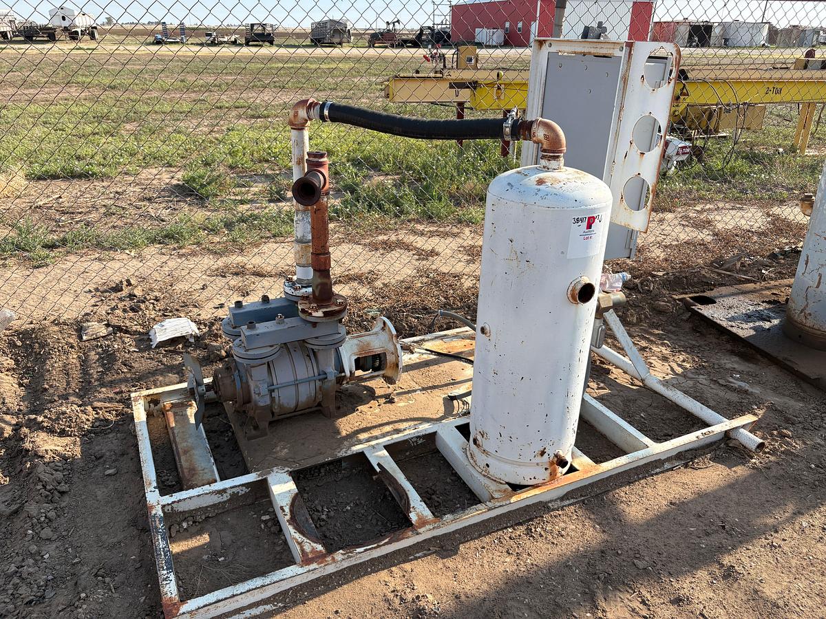 Used (3) skidded air compressor units, incomplete