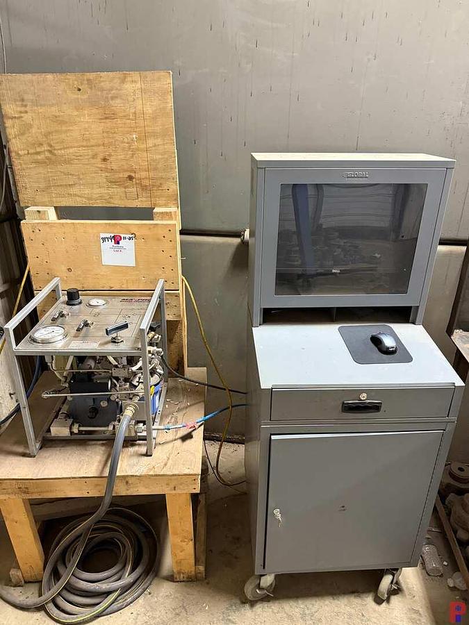 Used MAXPRO TECHNOLOGIES POWERCUBE 25K PSI HYDROSTATIC TEST UNIT TEST SYSTEM PACKAGE