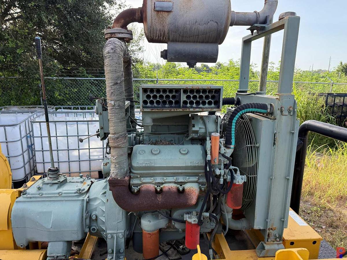 Used JWS 165L TRIPLEX WELL SERVICE PUMP P/B DETROIT DIESEL, SKIDDED
