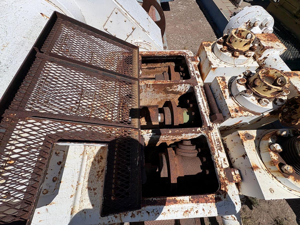 Used Gardner Denver pz9 triplex mud pump, mtd on 35’ x 12’ skid