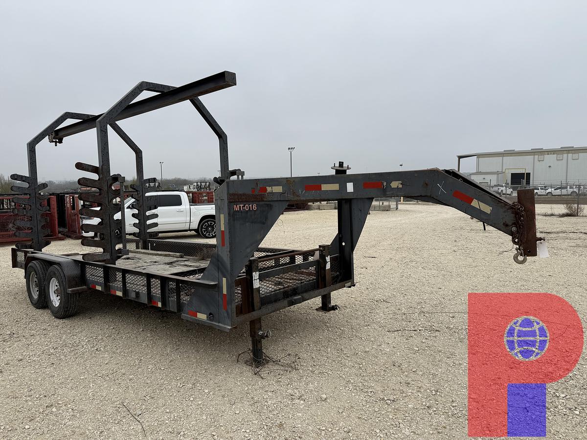 Used 2010 TRI-W 20’ T/A MONORAIL GOOSENECK TRAILER