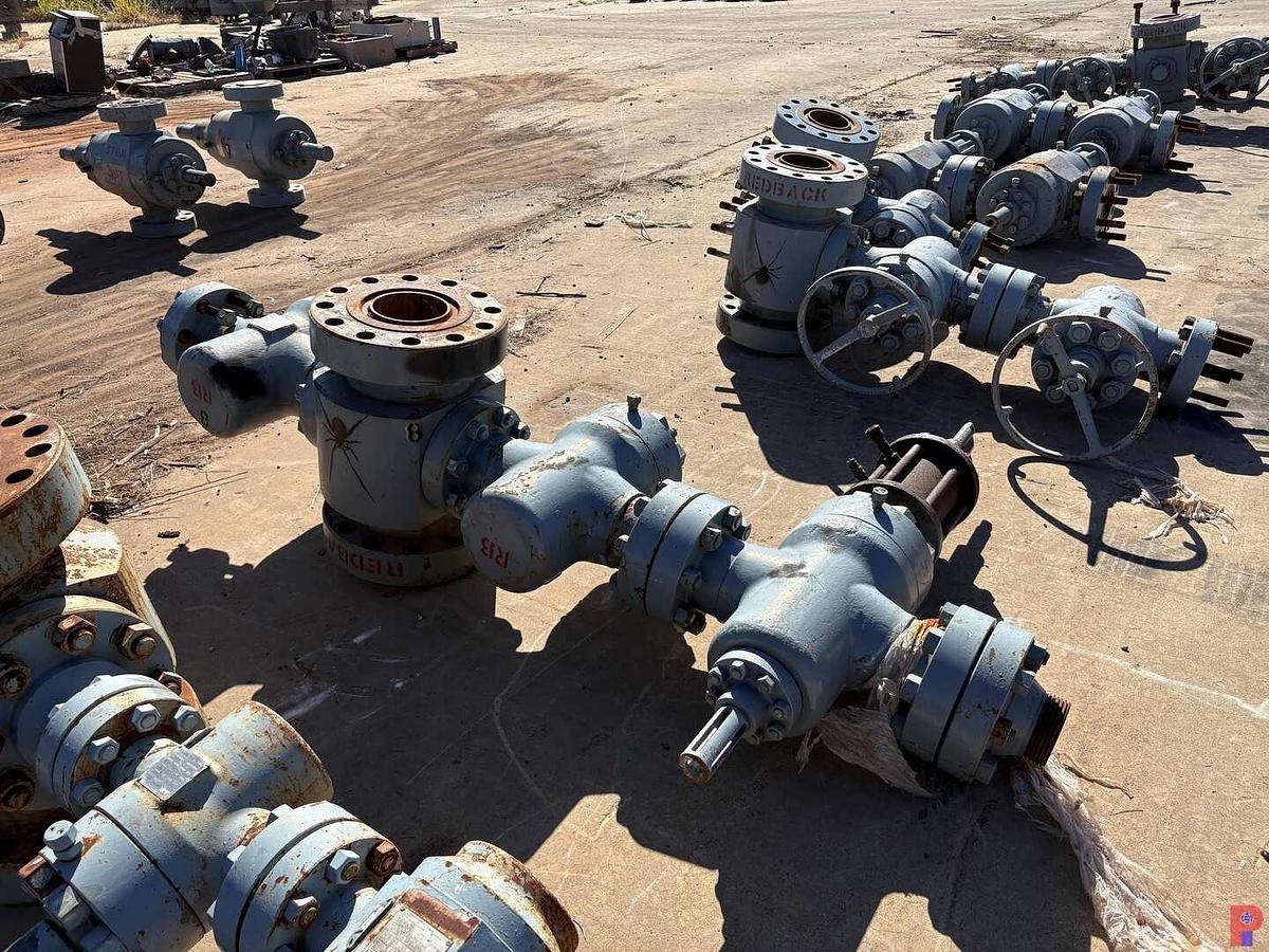 Used 7-1/16” FLUID CROSS W/ (3) 4-1/16” 10K GATE VALVES