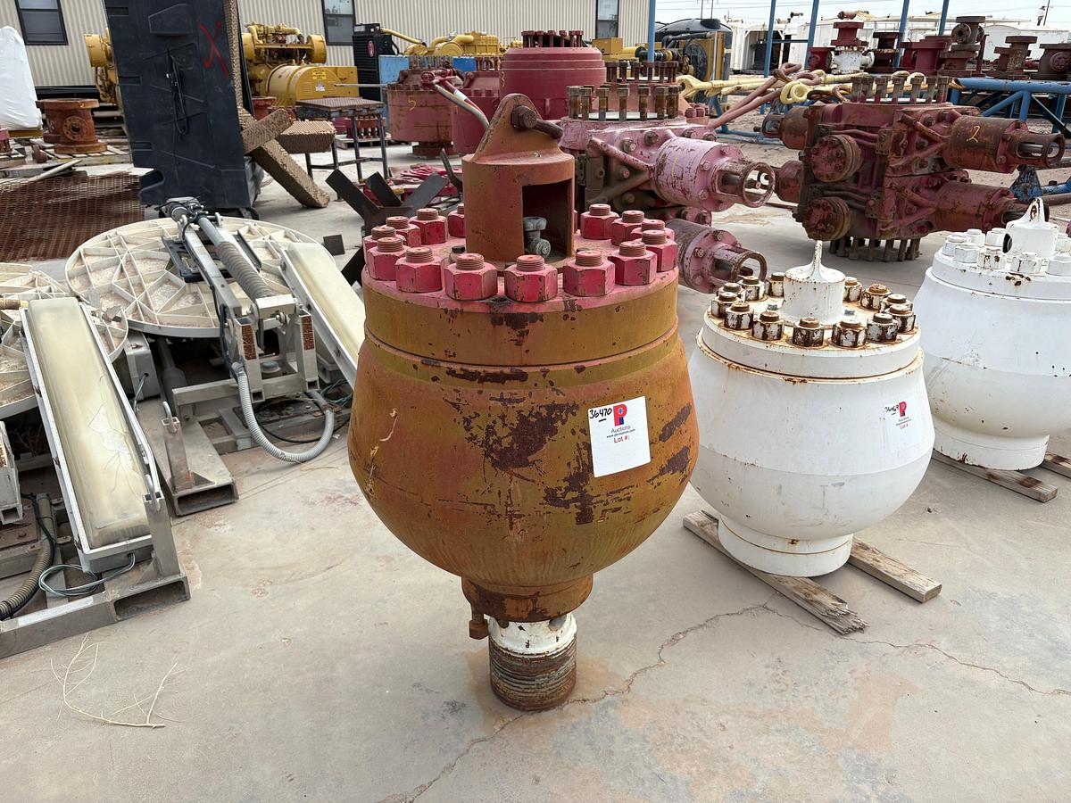Used Premium oilfield technologies K20 7500psi pulsation dampener