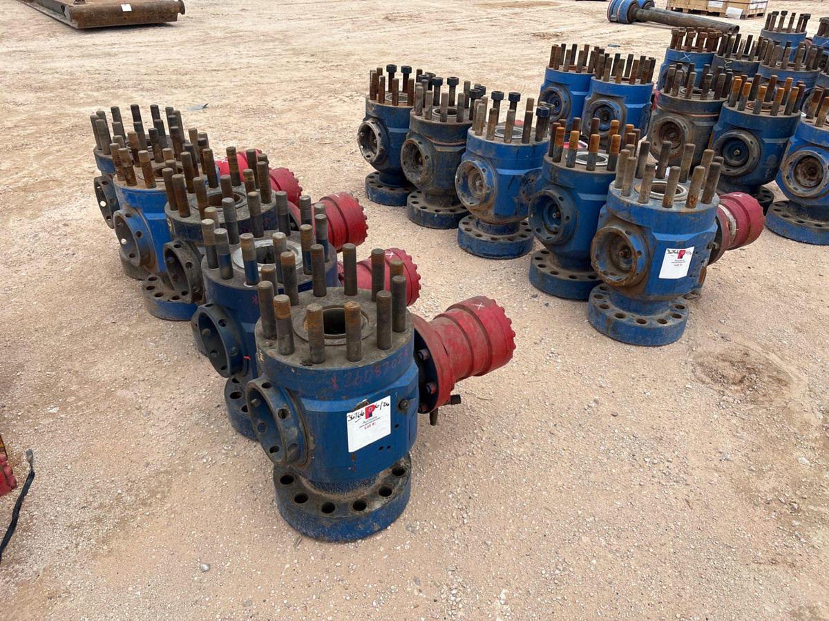 Used (10x$) 5” 15k hydraulic ball valves