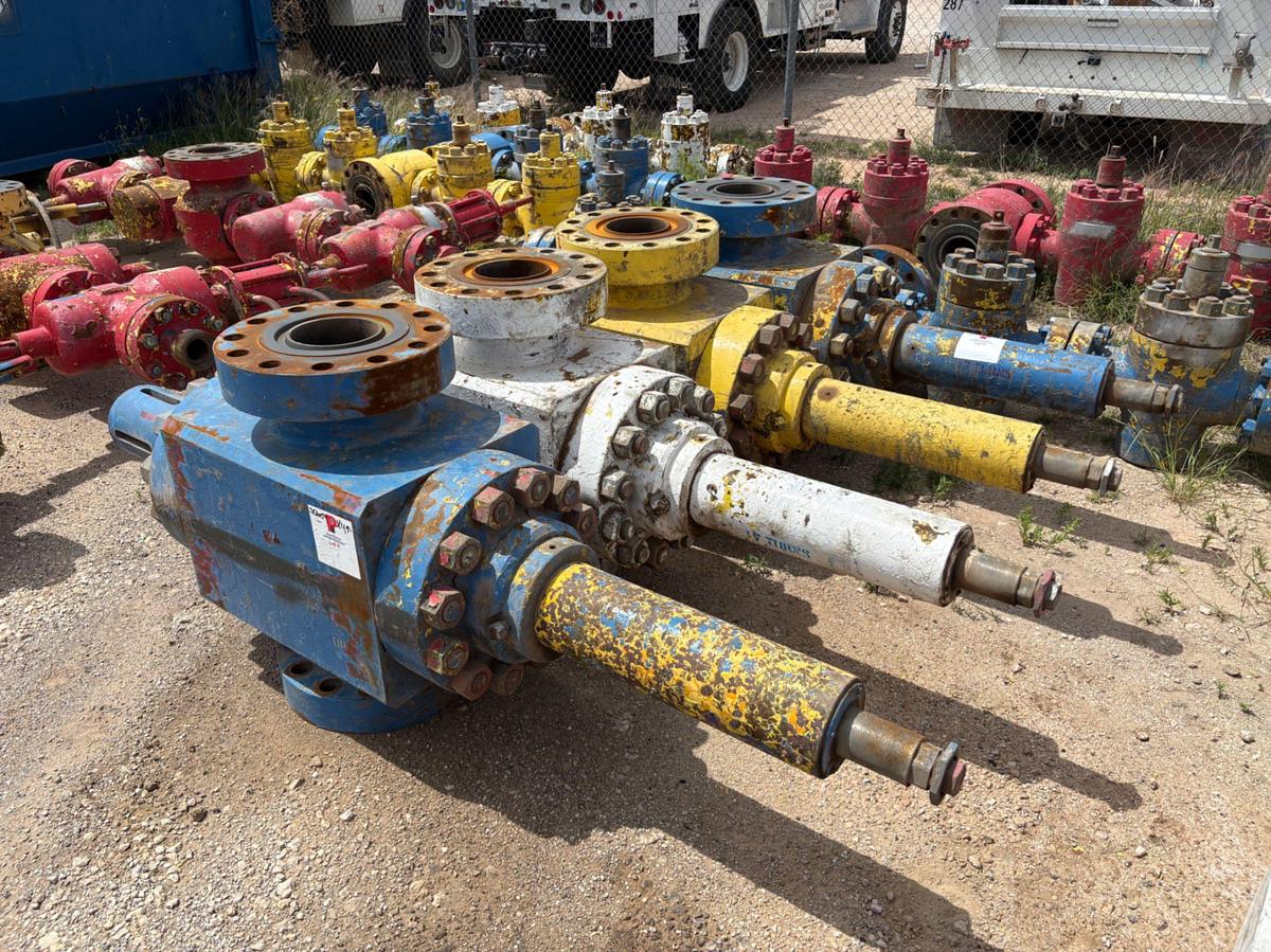 Used (4x$) (4) 7-1/16” 10k frac valves