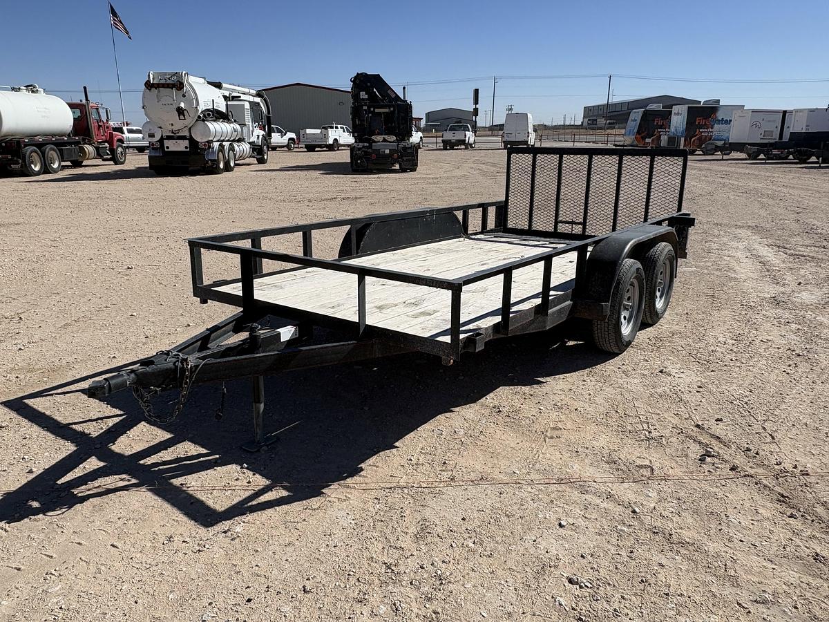 Used 2021 14’ x 6.5’ T/A BUMPER PULL UTILITY TRAILER
