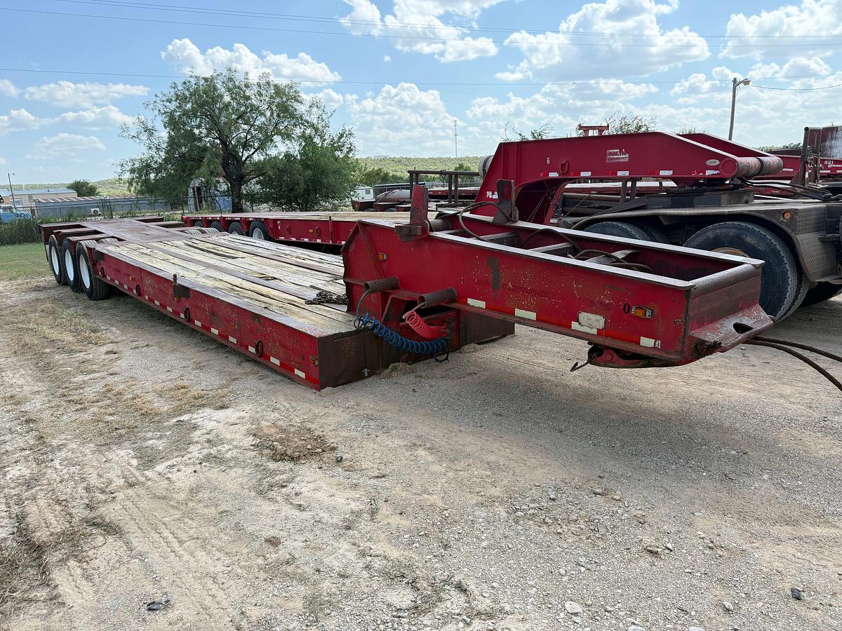 Used 1981 AZTEC 45’x 96” 50-Ton TRI-AXLE NARROW NECK LOWBOY TRAILER