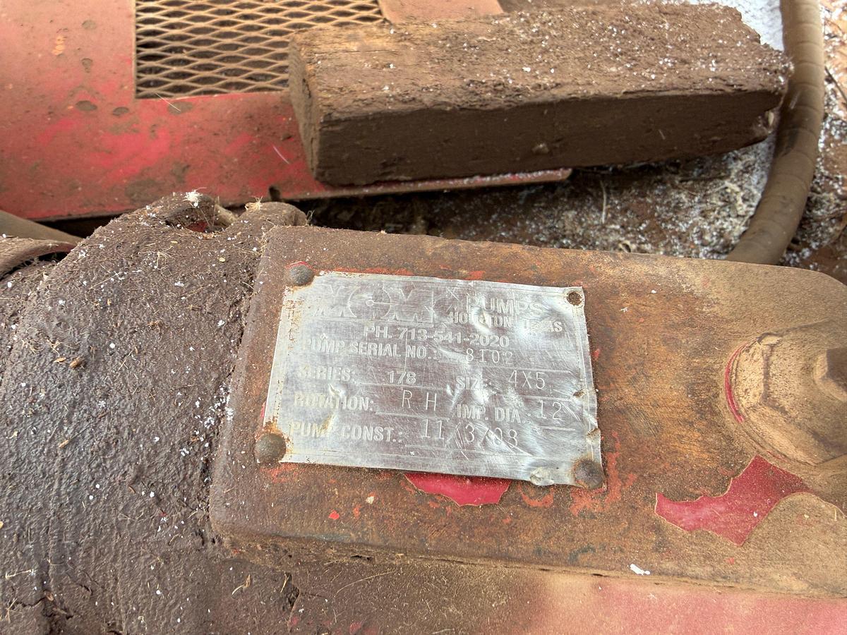 Used 2009 GARDNER DENVER PAH 10K TRIPLEX MUD PUMP