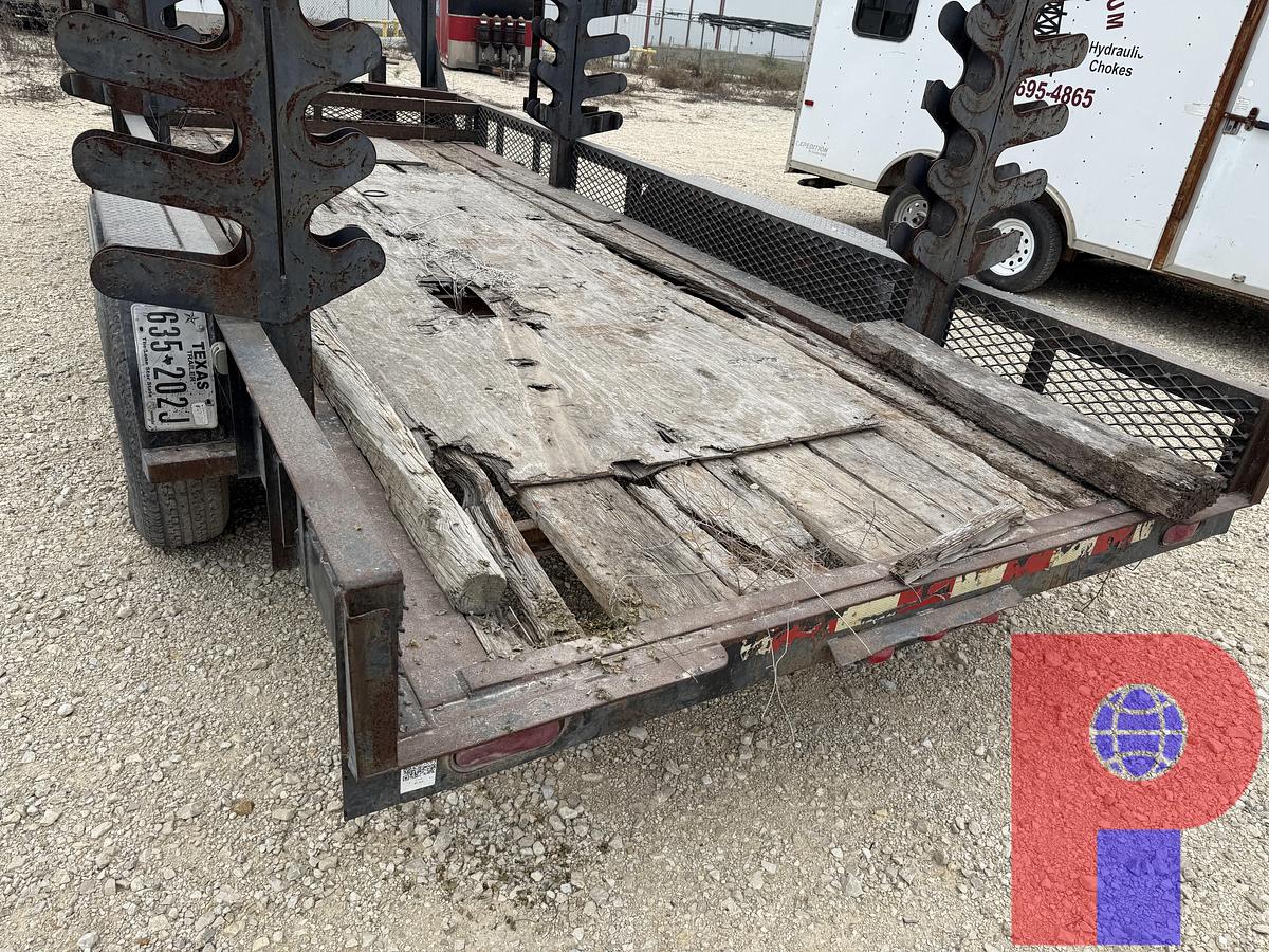 Used 2010 TRI-W 20’ T/A MONORAIL GOOSENECK TRAILER