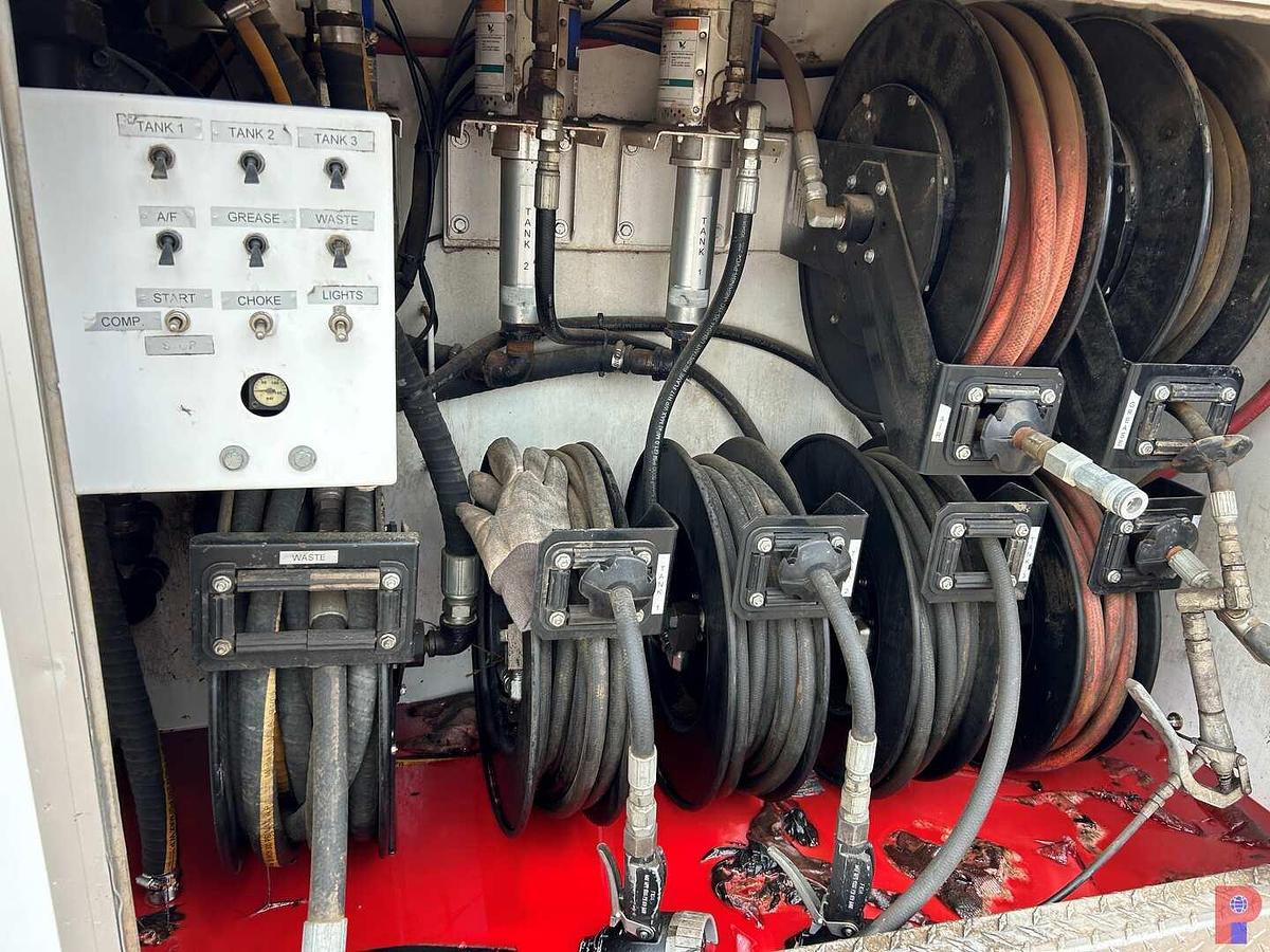 Used 2010 VALLEY ENGINEERING, INC. 12' T/A FUEL LUBE BUMPER PULL TRAILER