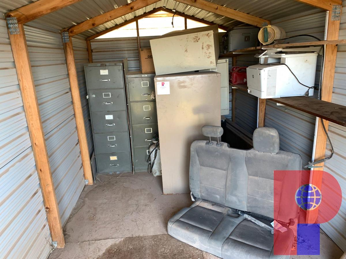 Used (8)FILING CABINETS (2)PRINTERS (1) BACK SEAT