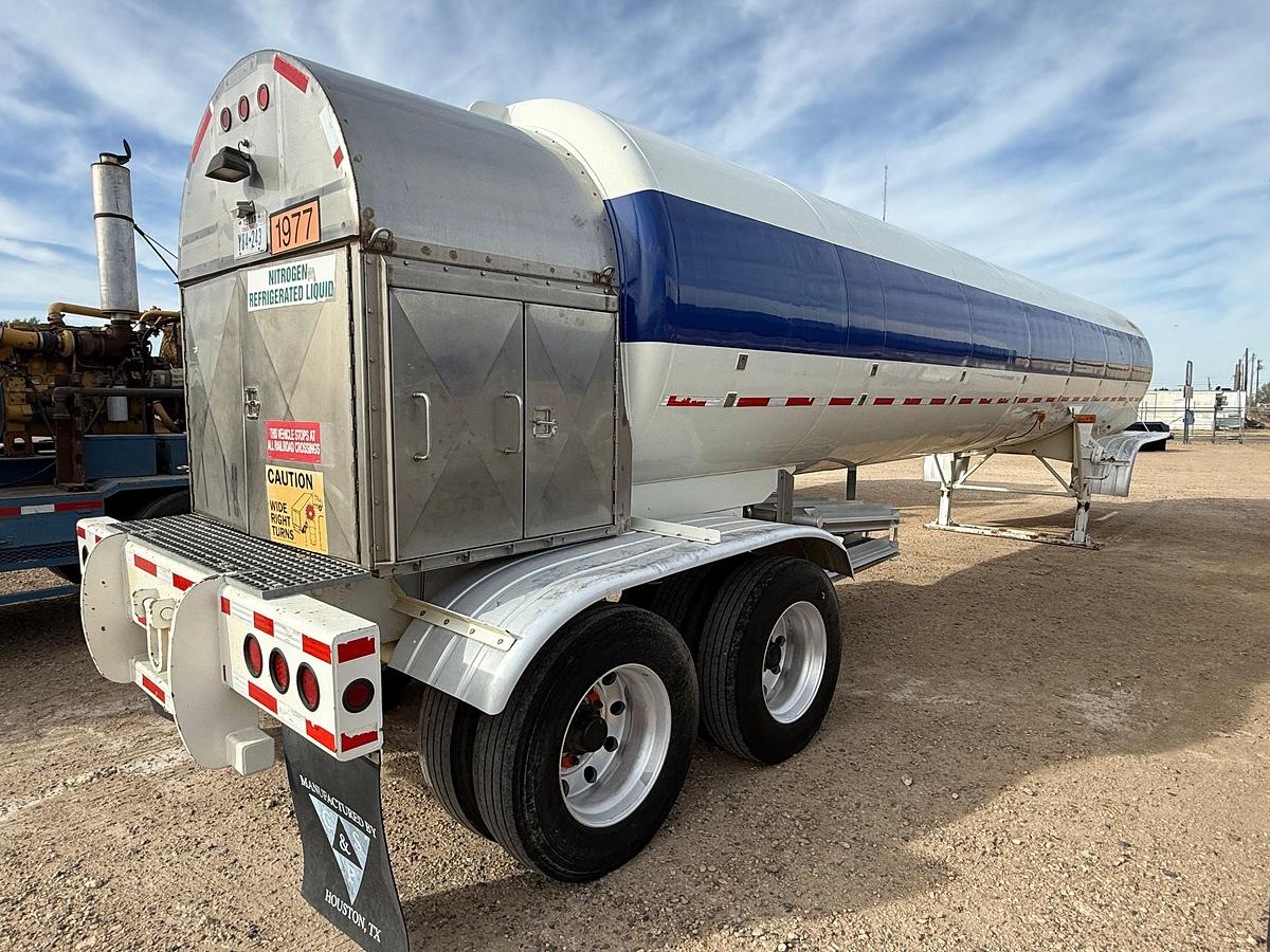 Used 2009 CS&P 7,600 GAL. LN2 NITROGEN T/A TRANSPORT TRAILER
