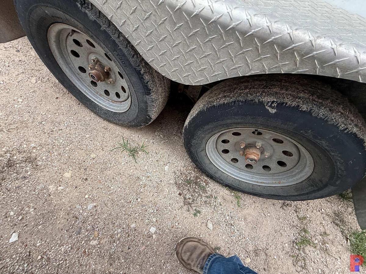 Used 2015 FOREST RIVER 12’ T/A BUMPER PULL CREW / DOGHOUSE TRAILER