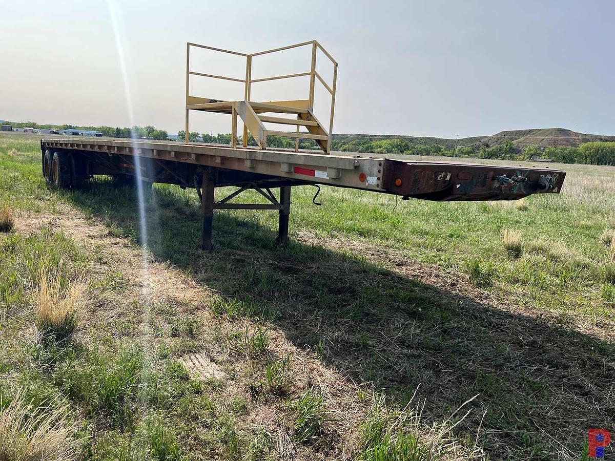 Used 1985 FRUEHAUF 45' T/A FLATBED TRAILER