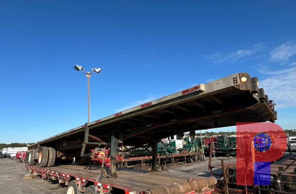 Used 1999 TRAILMOBILE 45' TANDEM SPREAD AXLE FLATBED TRAILER