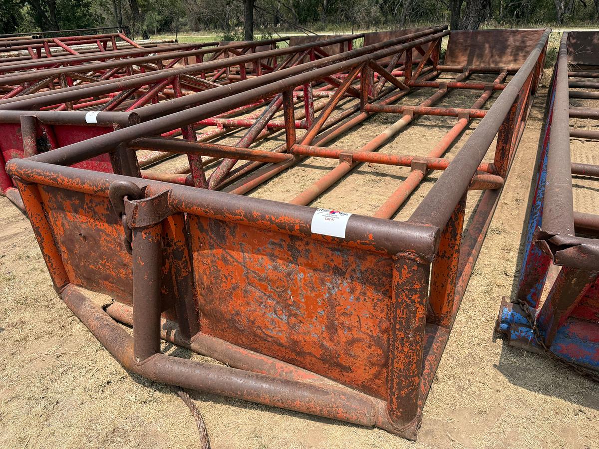 Used 40’L x 8’W x 3’H SKIDDED PIPE TUB