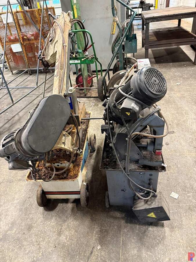 Used LOT W/ (2) JET 8” X 14” HORIZONTAL BANDSAWS