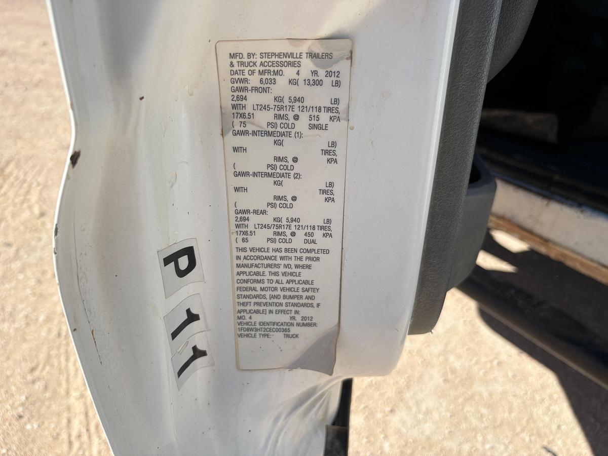 Used 2012 FORD F-350 6.7L POWERSTROKE SUPER DUTY TRUCK