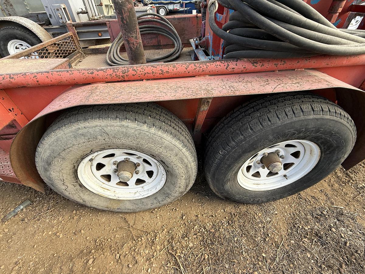 Used 2007 HMDE 12’ T/A 2-STATION BUMPER PULL ACCUMULATOR TRAILER