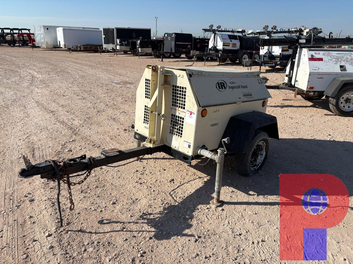 Used INGERSOLL RAND 6KVA S/A BUMPER PULL GENERATOR TRAILER