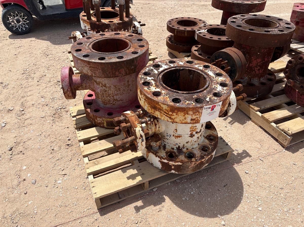 Used (3) 11” x 3” fluid/mud crosses