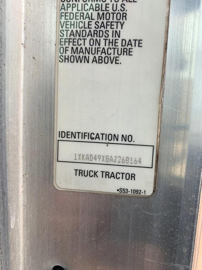 Used 2010 KENWORTH T660 Studio Sleeper Truck