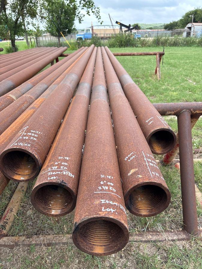 Used 6”OD x 2-3/8”ID x 31.15’L 4-1/2XH SLICK DRILL COLLAR
