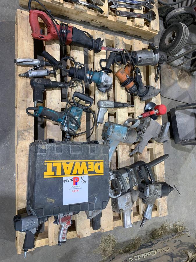 Used Pneumatic Impacts, Air Drills and Grinders