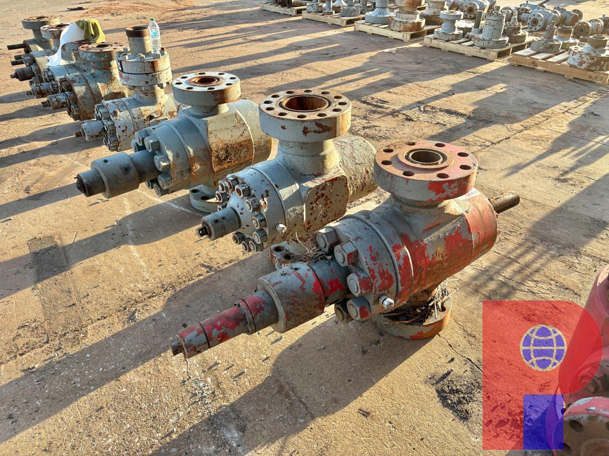 Used (3X$) (2) 4-1/16” 15K GATE VALVES & (1) 7-1/16” 5K GATE VAKVE